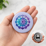 Pembuka Tutup Botol Magnet 58mm Motif Mandala | Bottle Opener Magnet Kulkas Aesthetic Pembuka Tutup Botol Magnet 58mm Motif Mandala | Bottle Opener Magnet Kulkas Aesthetic